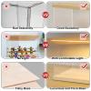 LANSCOERY LED Lighted Acrylic Display Case, 3 Tier Display Box for Collectibles and Action Figures, Clear Dustproof Organizer with Wooden Base  15.2x6.5x7.5inch view 4