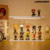 LANSCOERY LED Lighted Acrylic Display Case, 2 Tier Display Box for Collectibles and Action Figures, Clear Dustproof Organizer with White Base  11.8x4.3x7.9inch view 3