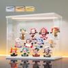 LANSCOERY LED Lighted Acrylic Display Case, 3 Tier Display Box for Collectibles and Action Figures, Clear Dustproof Organizer with White Base  11.8x6.3x9.4inch view 1