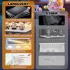 LANSCOERY LED Lighted Acrylic Display Case, 3 Tier Display Box for Collectibles and Action Figures, Clear Dustproof Organizer with White Base  11.8x6.3x9.4inch view 3