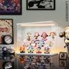 LANSCOERY LED Lighted Acrylic Display Case, 3 Tier Display Box for Collectibles and Action Figures, Clear Dustproof Organizer with White Base  11.8x6.3x9.4inch view 4