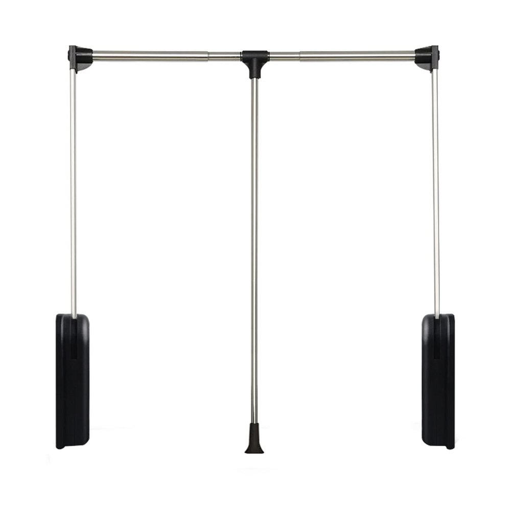 Pull Down Closet Rods, Closet Clothing Finishing Rack, Adjustable 51-121cm Heavy Duty Rack Hanger for Hanging Clothes Wardrobe Lift Rail (Size : 89-121cm)