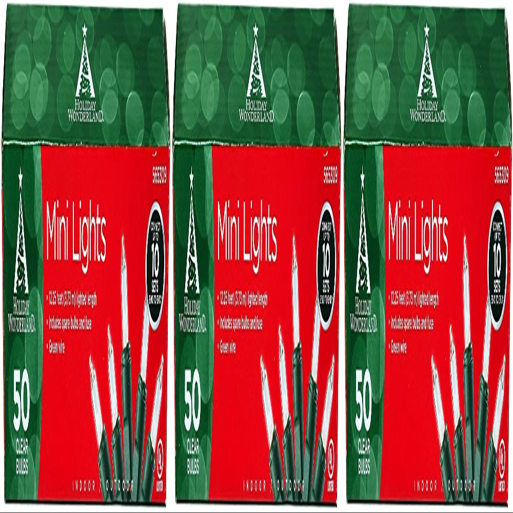 50-Count Clear Christmas Light Set (3)
