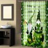 Shower Curtain 72 inches Long St. Patrick's Day Today We Are Irish Gnome Shamrock Polyester Fabric Shower Curtain with Hooks,Waterpoof Shower Curtains for Bathroom Showers and Bathtubs 66"Wx72"L view 2