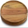 13" Acacia Wood Lazy Susan Organizer Kitchen Turntable for Cabinet Pantry Table Organization view 1