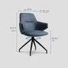 XXZY Office Desk Chairs Office Chair Leisure Office Desk Chair Armchair Comfortable Computer Chair Home Sedentary Study Office Bedroom Back Chair Home Office Task Chair (Color : B) view 2