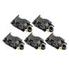N+B 5PCS Black Kettle Thermostat Switch, 13A 250V, Push Button, Automatic, Thermal Actuator view 1
