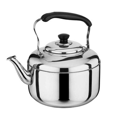 DKULMN Stainless Steel Whistling Tea Kettle,Food-Grade Whistling Tea Kettle with Cool Touch Handle Food Grade Stainless Steel Teapot for Stove Top Whistle Tea Pot