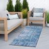 FFcarpet Runner Rug Non Slip 3'4"x5' Modern Blue Washable Runner Rugs Non Skid for Bedroom view 3