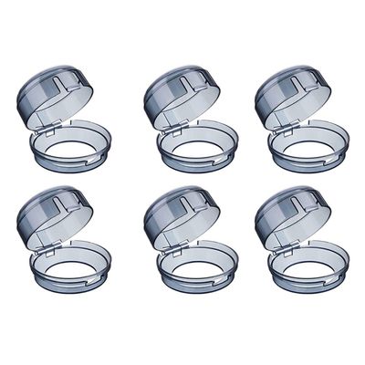 OSALADI 6pcs Transparent Safety Covers Kitchen Stove Gas Knob Covers Toddler Child Proof Kitchen Safety Guard Child Safety Oven Knob Covers for Home Kitchen Easy Installation