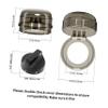 OSALADI 6pcs Transparent Safety Covers Kitchen Stove Gas Knob Covers Toddler Child Proof Kitchen Safety Guard Child Safety Oven Knob Covers for Home Kitchen Easy Installation view 3