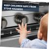 OSALADI 6pcs Transparent Safety Covers Kitchen Stove Gas Knob Covers Toddler Child Proof Kitchen Safety Guard Child Safety Oven Knob Covers for Home Kitchen Easy Installation view 4