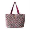 Maison d' Hermine Shopping Bags Cotton Quilted Tote Bag with Zipper Pockets & Small Pouch Reusable Shoulder Grocery Bag Gifts Beach Travel Perfect for Easter Gifts Men Women (Bamako - Bakary) view 1