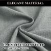 Fcosie Extra Wide Room Divider Curtain 15 ft Wide, Wall Divider Curtain for Large Room, Privacy Linen Curtains Room Partition Curtains with Grommet Top, 15 ft Wide x 8 ft Tall, Dark Grey, 1 Panel view 3