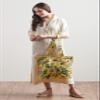 Maison d' Hermine Tote Bag 100% Cotton Canvas Reusable Shoulder Grocery Bag for Work Beach Travel Shopping Lunch Perfect for Mothers Day Gifts Men Women - Eden - Yellow view 2