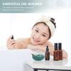 Healifty Ceramic Essential Oil Dish 3.54X2.95X1.37 Inches Spa Aroma Tray for Aromatherapy and Facial Mixing Bowl Use view 3