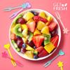 GET FRESH 30 Forks for Kids - Fruit Picks, Bento Box Picks, Reusable Mini Toothpick Sticks, Heart Dessert Forks for Children Party and Lunch Box view 4