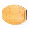 COOK WITH COLOR Bamboo Cutting Board - Kitchen Cutting Board - Strong Heavy Duty Bamboo Chopping Boards for Kitchen, Single Rounded view 1