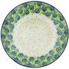 Polmedia Polish Pottery Pasta Bowl 10-inch - Radiant Rounds Pattern Handmade in Boleslawiec Poland by Ceramika Artystyczna + Certificate of Authenticity view 2