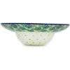 Polmedia Polish Pottery Pasta Bowl 10-inch - Radiant Rounds Pattern Handmade in Boleslawiec Poland by Ceramika Artystyczna + Certificate of Authenticity view 3