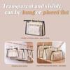 5 PCS Hanging Handbag Storage Organizer Non-Woven Transparent Dust-proof Homewares Purse Wallet Closet Storage Bag with Zipper and Handle (M) view 4