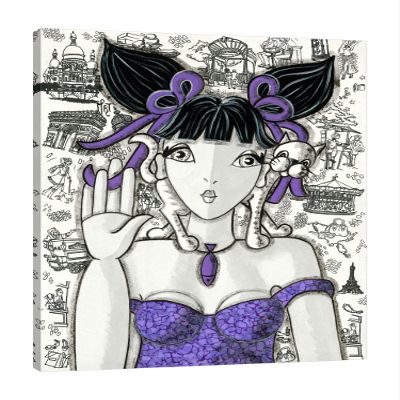 Jaxson Rea "Prune  Paris Gallery Wrapped Canvas by Mirota, 24" x 32"