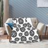 Auto Wheels Automobile Rubber Tire Car Wheel Fleece Blanket Bed Linen Sofa Blankets Throw Size 50"X40" for Yoga Mats Pillow Case view 3