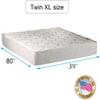 DS Solutions USA American Legacy Medium Firm Innerspring Twin XL Mattress Only with Mattress Cover Protector Included - Fully Assembled, Orthopedic, Spine Support and Longlasting Comfort view 2