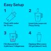 Brita Large 10 Cup Water Pitcher with 1 Standard Filter, Made Without BPA, Huron, (Packaging May Vary), Small, Bright White view 3