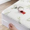 Bamboo Mattress Protector with Zipper - 100% Waterproof Twin XL Size Cooling Mattress Cover - Ultra Soft Jacquard Fabric Breathable Noiseless Mattress Pad Cover - Zippered Mattress Encasement view 1