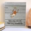 Inspirational wood sign, not my circus not my monkeys wood sign, motivational sign (8x10, 4) view 1