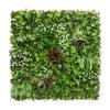 ECOOPTS 40"x40" Faux Ivy Privacy Fence Screen Artificial Boxwood Panels Topiary Hedge Plants for Indoor Outdoor Decoration, #5 Mixed Leave, 5 Packs view 1