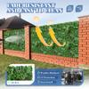 ECOOPTS 40"x40" Faux Ivy Privacy Fence Screen Artificial Boxwood Panels Topiary Hedge Plants for Indoor Outdoor Decoration, #5 Mixed Leave, 5 Packs view 2