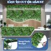 ECOOPTS 40"x40" Faux Ivy Privacy Fence Screen Artificial Boxwood Panels Topiary Hedge Plants for Indoor Outdoor Decoration, #5 Mixed Leave, 5 Packs view 3