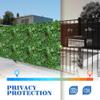 ECOOPTS 40"x40" Faux Ivy Privacy Fence Screen Artificial Boxwood Panels Topiary Hedge Plants for Indoor Outdoor Decoration, #5 Mixed Leave, 5 Packs view 4