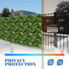 ECOOPTS 20"x20" Faux Ivy Privacy Fence Screen Artificial Boxwood Panels Topiary Hedge Plants for Indoor Outdoor Decoration, #6 Mixed Leaves, 30 Packs view 4