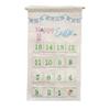 Interactive Easter Countdown Calendar Canvas Wall Hanging | Educational and Festive Dcor for Families and Kids | Embroidered Fabric with Finger Puppet Delights by Pockets of Learning view 1