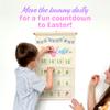 Interactive Easter Countdown Calendar Canvas Wall Hanging | Educational and Festive Dcor for Families and Kids | Embroidered Fabric with Finger Puppet Delights by Pockets of Learning view 2
