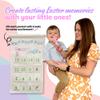 Interactive Easter Countdown Calendar Canvas Wall Hanging | Educational and Festive Dcor for Families and Kids | Embroidered Fabric with Finger Puppet Delights by Pockets of Learning view 4