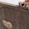 Y&K Homish Wedding Guest Book Alternative, Rustic Wedding Decorations for Reception, Favors for Guests 80 Hearts Green Wreath (Rustic Brown) view 4
