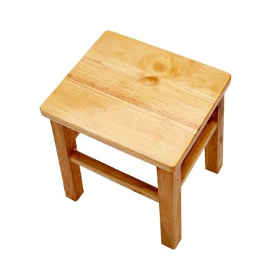 XJHOME Solid Wooden Step Stool, Small Seat for Kitchen,Bathroom, Bedroom,Living Room with Non-Slip Mats Wooden Bench (Size : 33x25x40cm)