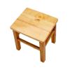XJHOME Solid Wooden Step Stool, Small Seat for Kitchen,Bathroom, Bedroom,Living Room with Non-Slip Mats Wooden Bench (Size : 33x25x40cm) view 1