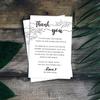 50 Wedding Thank You Place Setting Cards, Wedding Reception Thank You Cards, Table Centerpieces and Wedding Decorations, Bridal, Engagement, Anniversary, 4x6" view 4