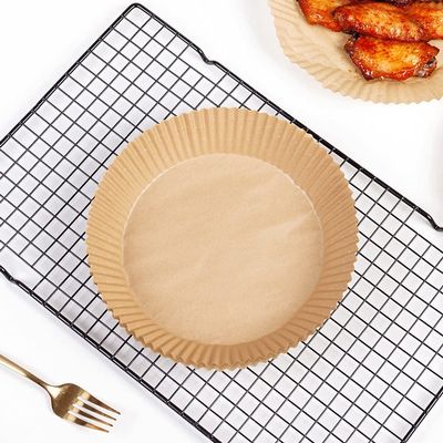 100Pcs Air Fryer Liners Round Parchment Paper 6.3in For Baking Air Fryer Disposable Liners Oil-proof Water-proof Cooking Paper For Air Fryer Baking Roasting Microwave