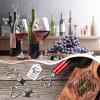 30 Pcs Heart Shape Wine Stoppers Love Wine Bottle Stopper Silver Champagne Beer Bottle Stopper 50 White Kraft Labels 30 Sheer Bags with String for Wedding Gift Valentine Decorations view 4