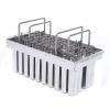 20PCS Stainless Steel Frozen Ice Cream Molds,Commercial Ice Cream Stick Holder,Ice Cream Pops Bars Maker Freezer Tray,Silver 0.8mm Thickness (B-85g-20PCS) view 1