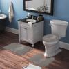 3 Pieces Bathroom Rug Set, Benthic Biological Ocean Soft Foam Non Slip Bath Mats Sets Toilet Contour Mat Lid Cover for Bathtub Shower and Bathroom Decor 20"x32" view 3