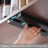 2 Pack Wine Glass Rack Under Cabinet, Freestanding Hanging Stemware Holder, Punch-free Self Adhesive Stemware Display Rack, For Cabinet Kitchen Bar (Size : 2 packs) view 4