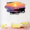 Clouds 3D Wall Sticker Room Decor Bedroom Decal Sunrise Removable Kids Boys Girls Wall Tattoo Landscape Decor Sticker for Home Decor Art Mural Wallpaper Window Wall Stickers Murals 35" W x 24" H view 4