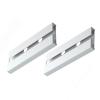 2Pcs Stemware Wine Glass Rack, Self Adhesive Glasses Storage Hanger, Under Cabinet Plastic Wine Glass Holder, Hanging Stemware Rack Organizer Hanger For Cabinet Kitchen Bar view 1